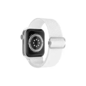 XPRO™ Apple Watch szövet körpánt Fehér Apple Watch 38mm / 40mm / 41mm / 42mm (S10) készülékhez