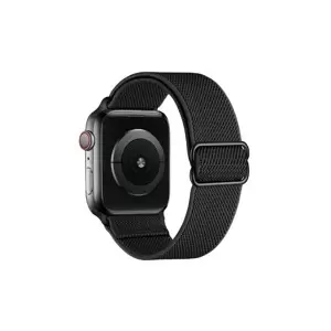 XPRO™ Apple Watch szövet körpánt Fekete Apple Watch 38mm / 40mm / 41mm / 42mm (S10) készülékhez