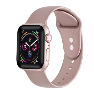 XPRO™ Apple Watch szilikon sport szíj Rozéarany Apple Watch 38mm / 40mm / 41mm / 42mm (S10) készülékhez