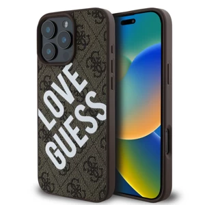 Guess tok Barna Apple iPhone 16 Pro készülékhez GUHMP16LP4PLGWW